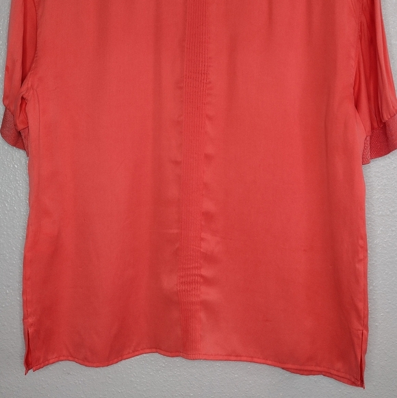 Equipment Femme Short Sleeve Button Down Blouse Size M - Picture 6 of 16